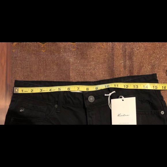 🖤 Kancan 🖤cute black destroyed denim shorts - Picture 6 of 6